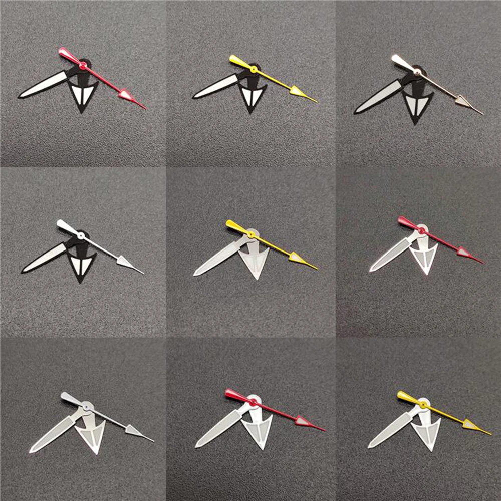 For NH35 NH36 Hands Green Luminous Watch Pointers Set for 4R36 Movement Modified Needles Watch Hands Kit