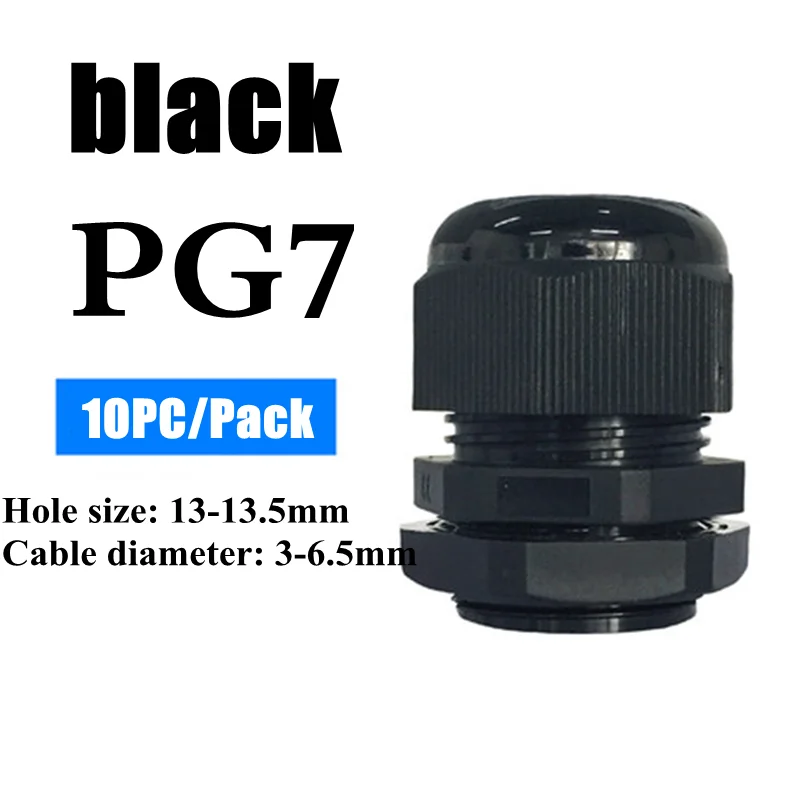PG7 Black 10PCS