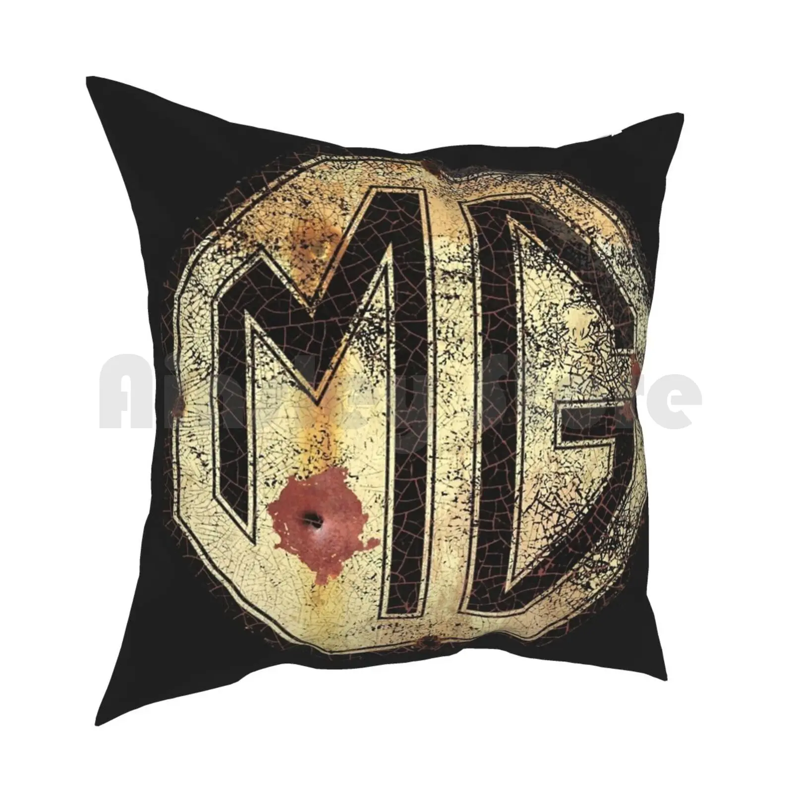 Mg Cars Rusty Sign Pillow Case Printed Home Soft Throw Pillow Mg Cars Rusty Sign Mgb Mga Mgbgt Mgc Midget Magnette Mgtd