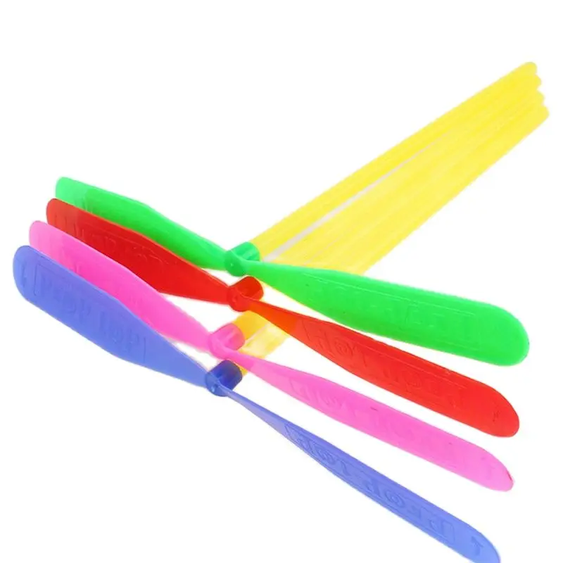 

20pcs/lot Outdoor Toys Plastic Bamboo Dragonfly Propeller Classic Flying Fairy Saucer Sports Games Gift Toys for Kids Children