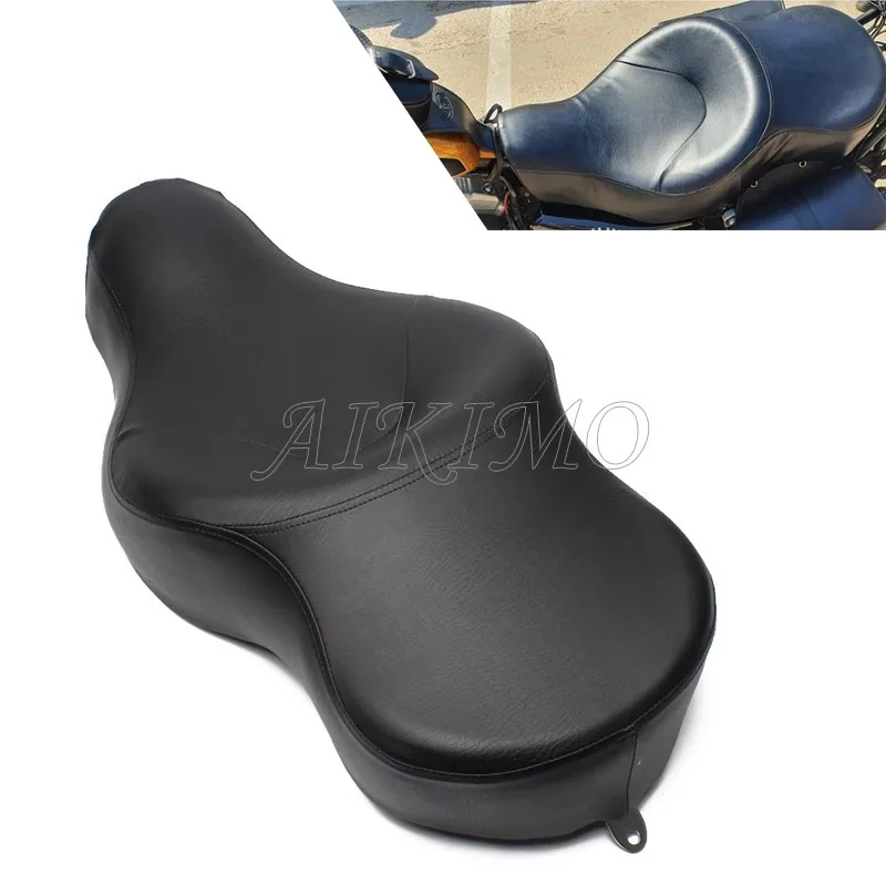 

For Harley Sportster XL iron 883 1200 48 Forty-eight Motorcycle Leather Two Up Driver Front Rear Passenger Seat