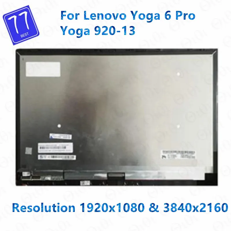 

13.9 inch FHD UHD Laptop lcd touch screen digitizer replacement Assembly for Lenovo Yoga 920-13 920-13ikb 80Y8 80Y7 5D10P54227