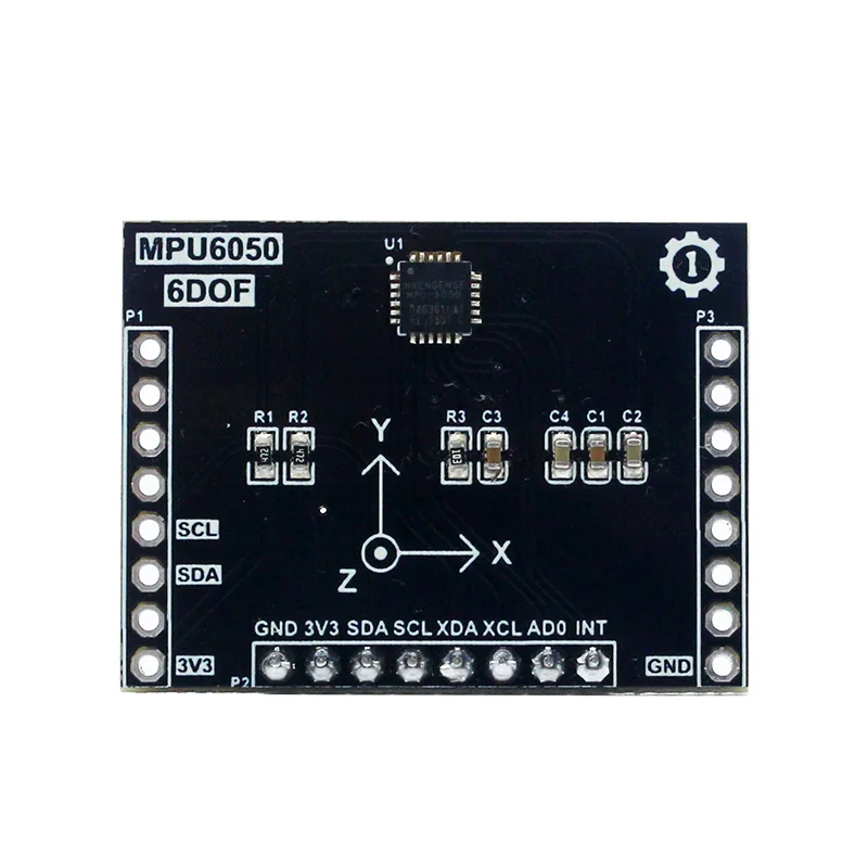 MPU6050 Three-dimensional Angle Sensor 6DOF Three-six-axis Accelerometer Electronic Gyroscope