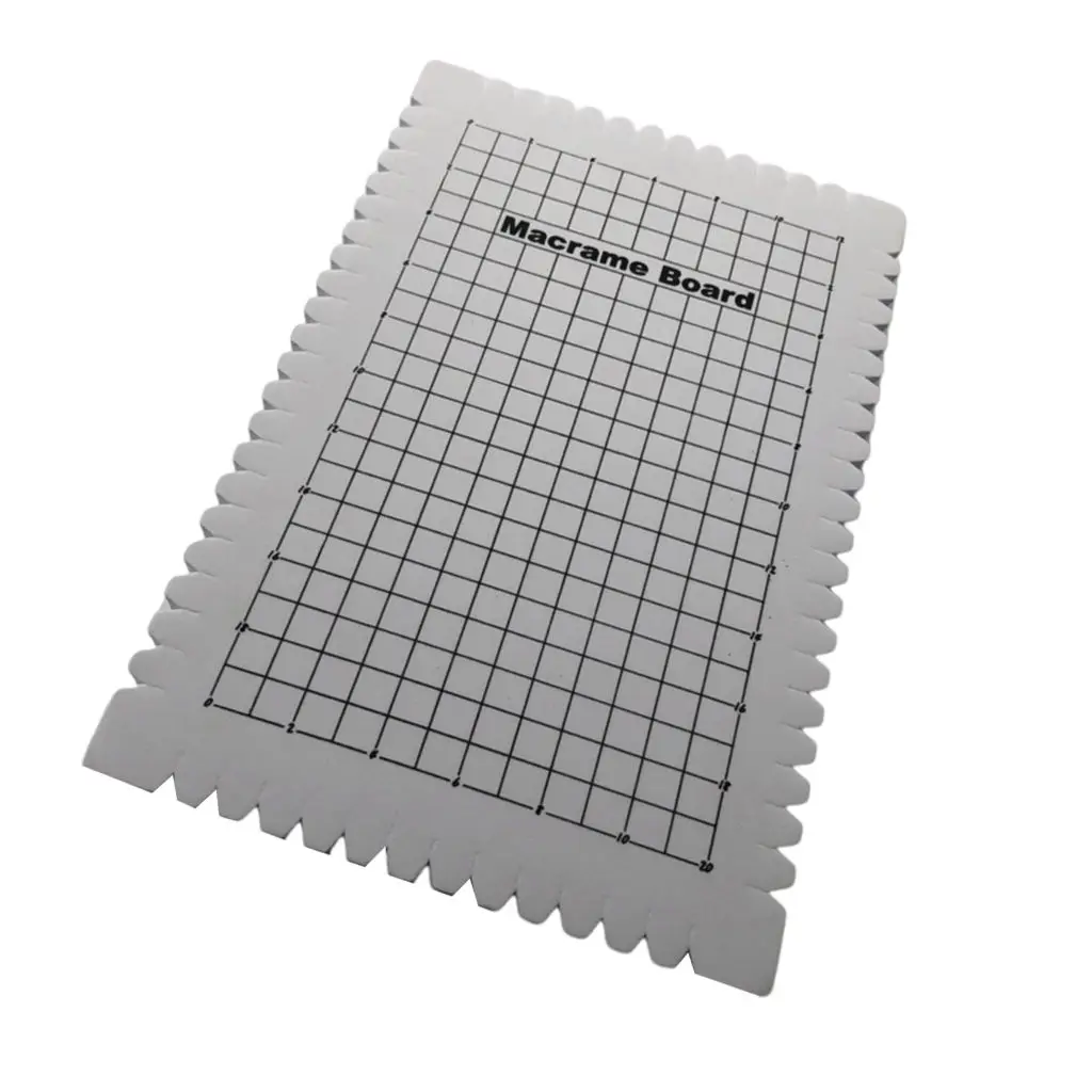 

Macrame Board 6.29x9.64x0.78inches - Great for Securing & Creating Macrame and Knotting Creations, Bracelet Project