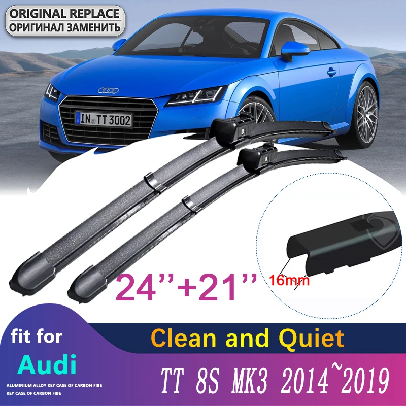 

Car Wiper Blades for Audi TT 8S MK3 2014~2019 FV Front Windscreen Windshield Wipers Brushes Car Accessories 2015 2016 2017 2018