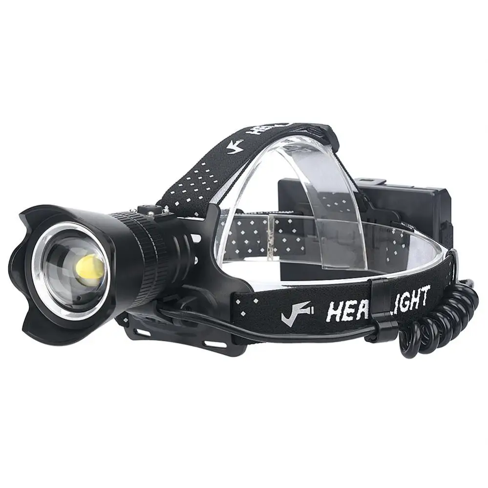 16-Core XHP160 Powerful Zoom Led Headlamp Rechargeable 18650 USB Head Lamp with 3 Mode Light and Power Display Headlight