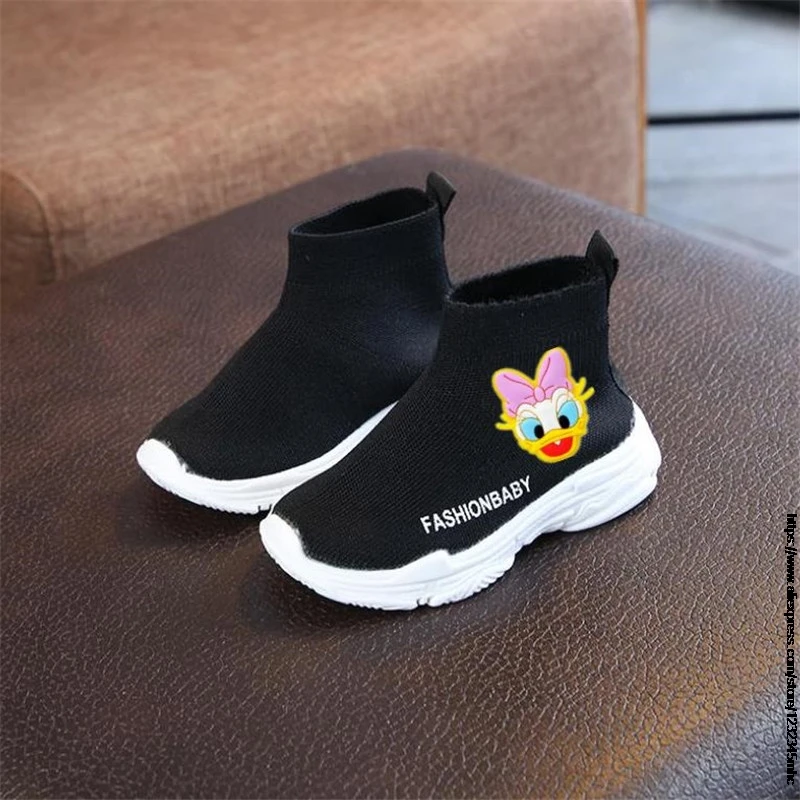 Bambini anatra primavera autunno topolino bambini scarpe Casual bambini LED Sneakers ragazze neonati scarpe sportive Sneakers