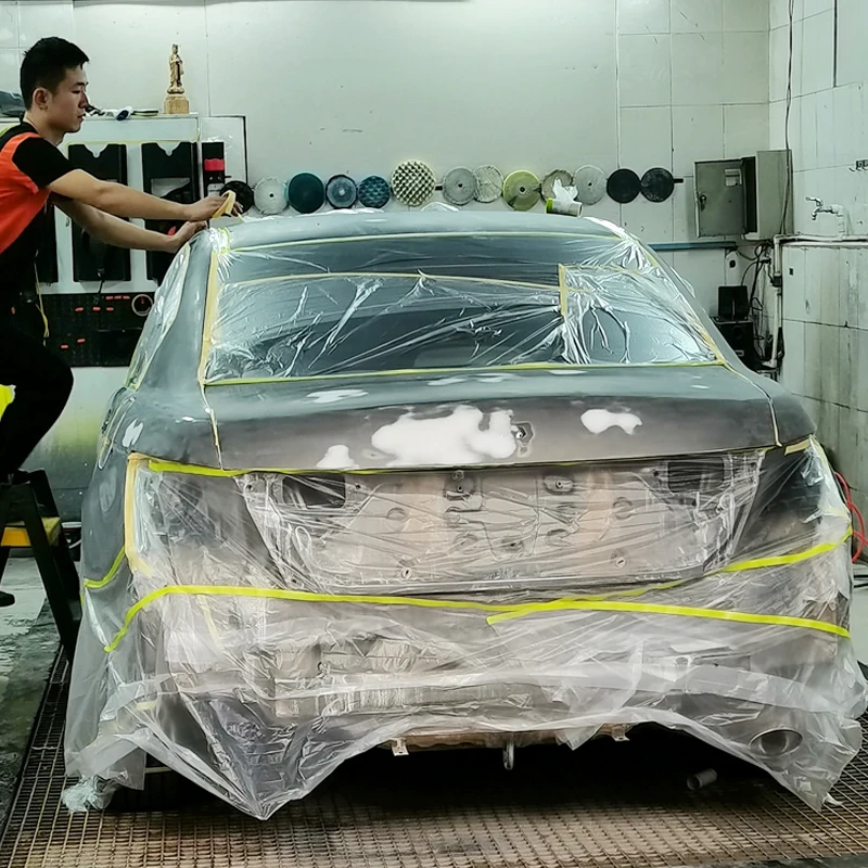 Car Spray Paint Masking Film Furniture Decoration Dust-proof Baking Room Paint Spraying Protection High Temperature Resistance