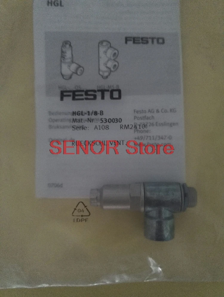 Brand new original pilot operated check valve HGL-1/8-B 530030