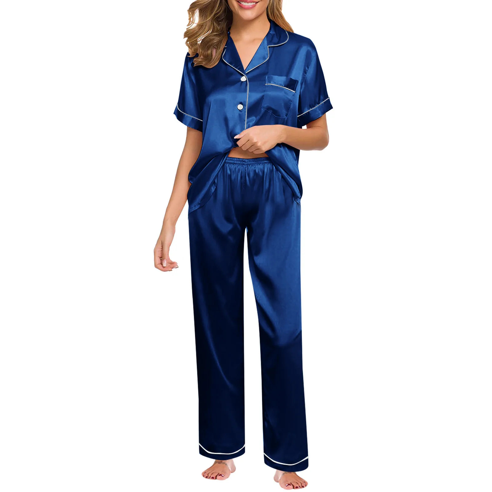 Pajamas Sets For Women Summer Pyjamas Home Clothes Women Nightwear Pajama Set Long Nightgown Sleepwear