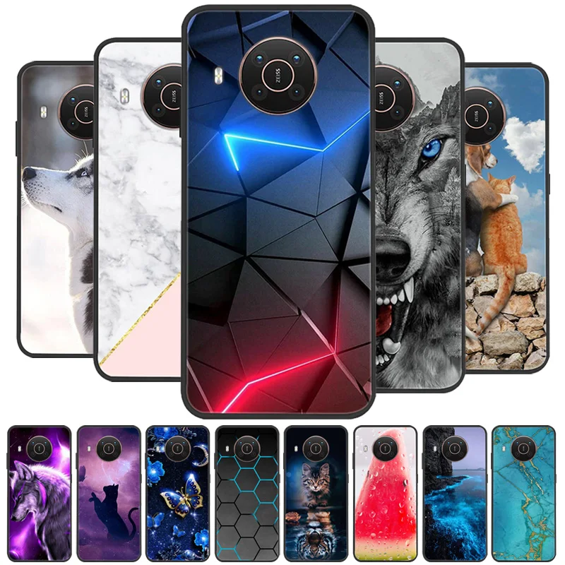 For Nokia X20 X10 Case Phone Cover Silicone Soft TPU Back Cover for Nokia x10 Case for NokiaX20 X 20 NokiaGX10 Fundas Bumper