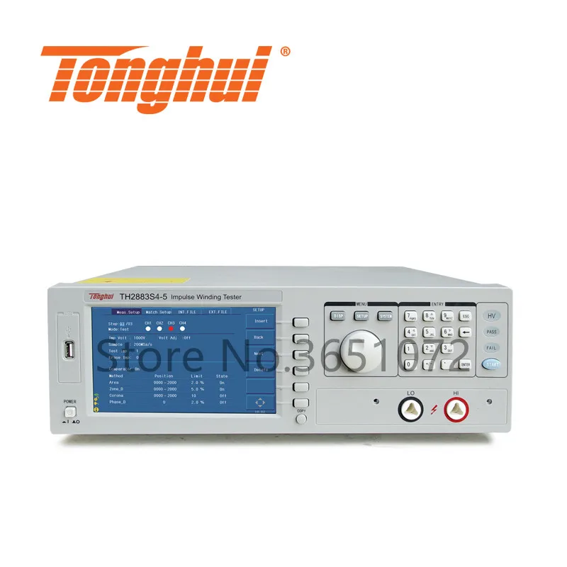 TH2883S4-5 Impulse Winding Tester 4 Channels Can Measure Minimum 10mH Inductance Value, 100-5000V Impulse Voltage Output