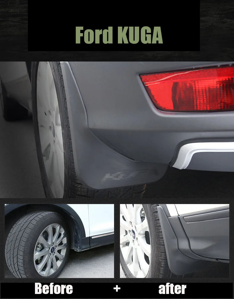 Mud -Flaps For ford Kuga Escape Mudguards kuga fenders car mud flaps splash guards fender car Accessories auto styline 2013-2020