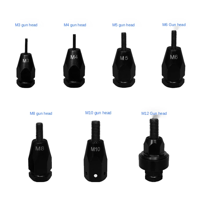 Riveting Gun Head Industrial Class Semi-Automatic Ram Gun Pneumatic Pull Rivet Nut Tools