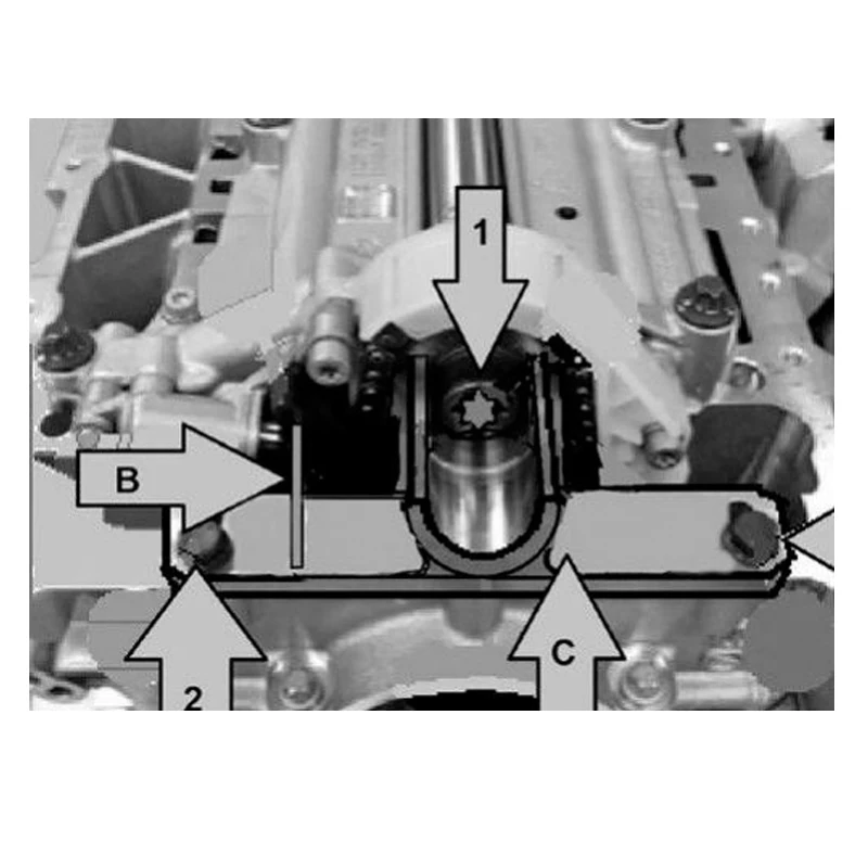 Oil Pump tools 7299 Balance Shaft & Oil Pump Alignment Tool Kit For BMW N20 N26 1.6L/2.0L petrol engines 1 2 3 4 X1 X3 X4 Z4