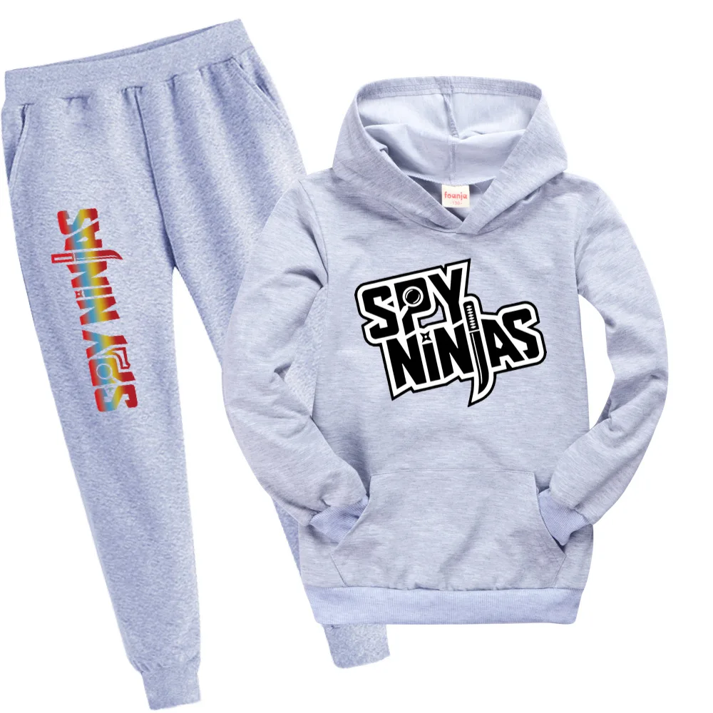 Spring Autumn SPY NINJA Baby Boys Girls Clothes Children Cartoon Sports Sets Toddler Clothing Kids T-Shirt+Pants Tracksuits Suit image 6