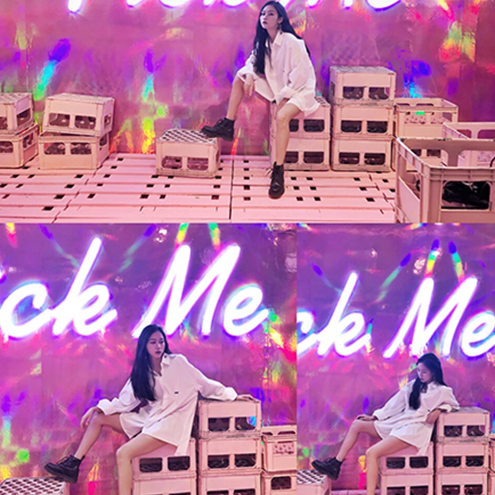 Nhiều Màu Sắc Chụp Ảnh Phông Nền PVC Nền Ảnh Phòng Thu Phông Nền Cho Nhiếp Ảnh Gia Phụ Kiện Ngay Khúc Xạ Nền