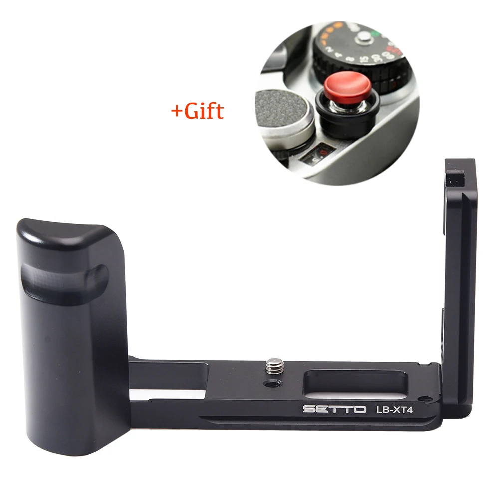 Setto XT4 クイックリリース l プレート l ブラケット富士フイルム X-T4 XT4 垂直シュートクイックリリースプレートハンドグリップホルダー