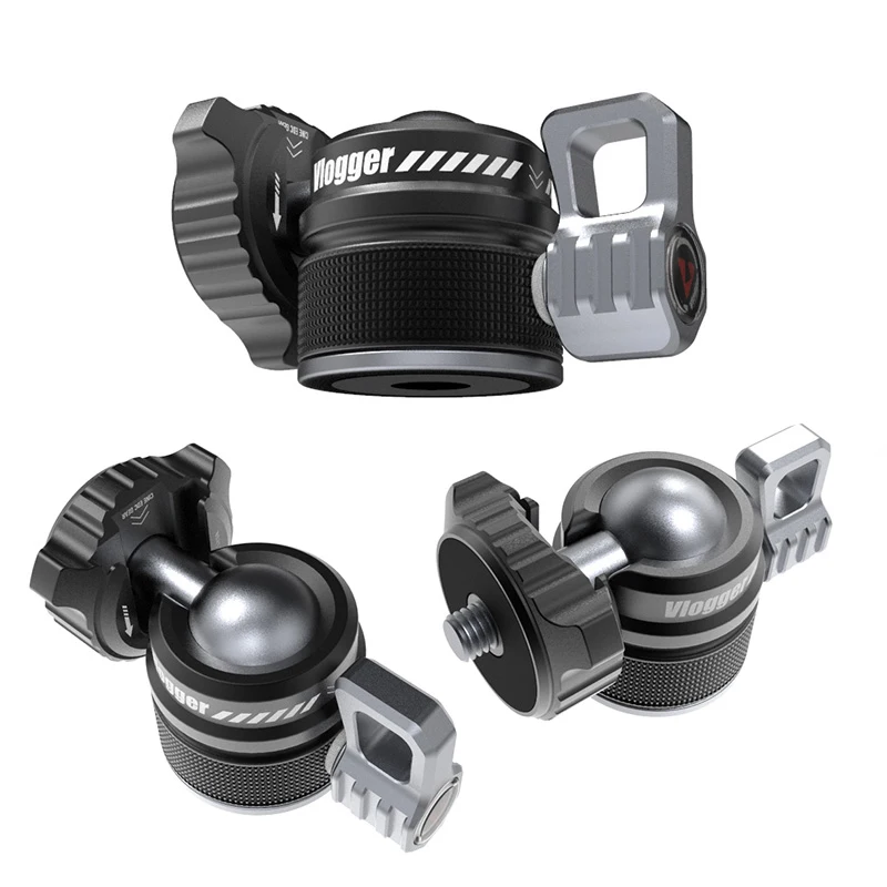 1/4 ”поворотный мини штатив с шаровой головкой с креплением для холодного башмака