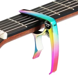 Flanger Colorful Guitar Capo Alloy Material Quick Operation Removable String Pins Universal Guitar Accessories