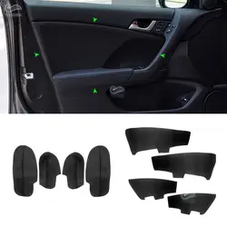 Voor Honda Accord 2008 2009 2010 2011 2012 4 Stuks Microfiber Lederen Auto Binnendeur Armsteun/Deuren Panel Cover vervanging Trim