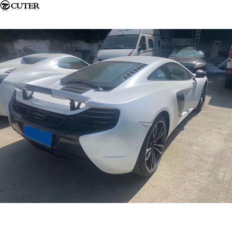 Mp4 12c do 650s Frp przedni zderzak z włókna węglowego tylny zderzak boczne spódnice osłona silnika błotniki dla Mclaren Mp4 12c aktualizacja 650s styl