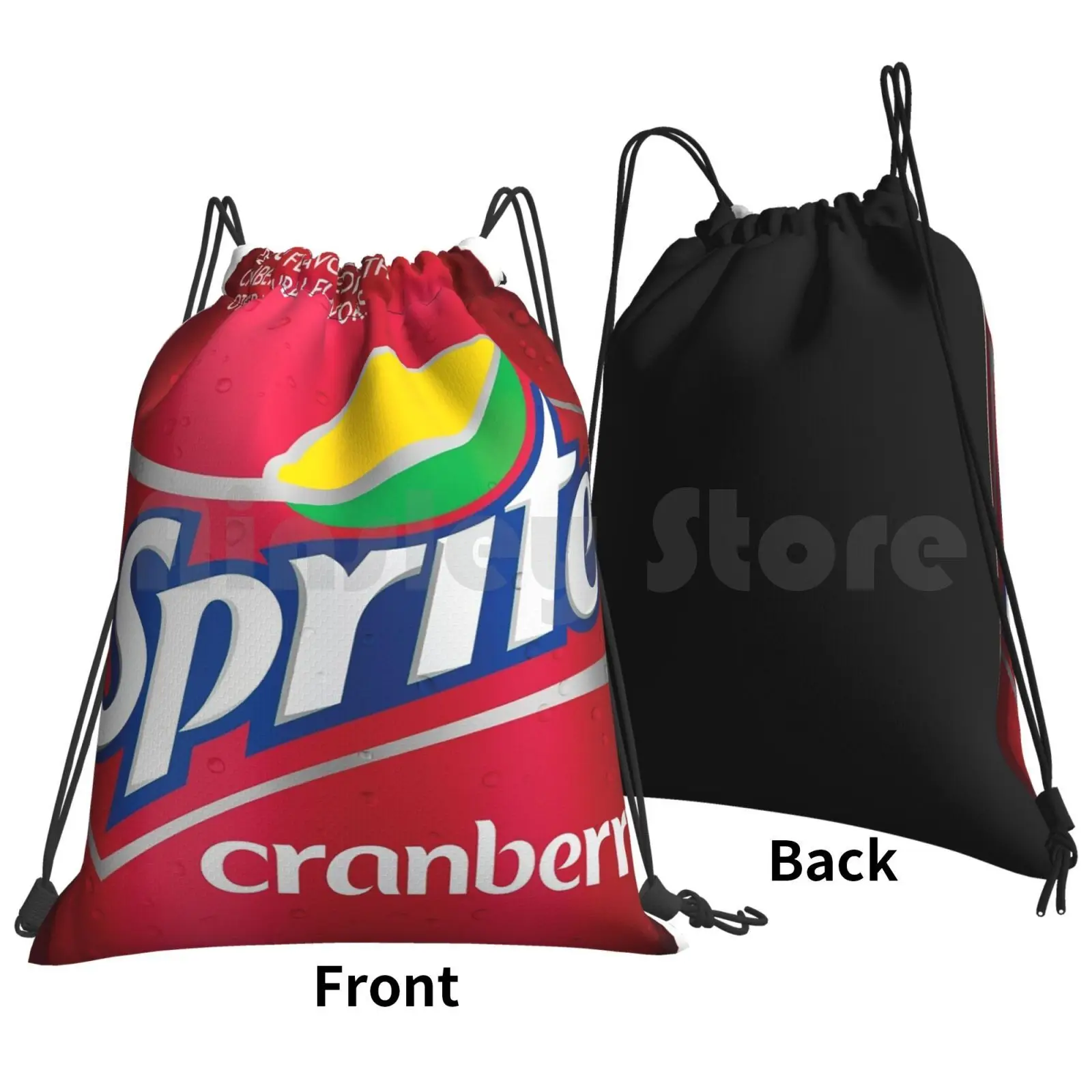 Sprite Cranberry * * * * Top Zozzle * * * * Backpack Drawstring Bag Riding Climbing Gym Bag Funny Internet Tumblr Ifunny