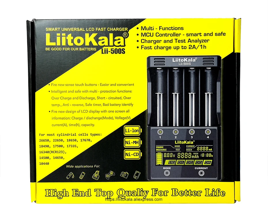 Hot LiitoKala Lii-PD4 Lii-S6 Lii-S8 Lii-600 ładowarka do 18650 26650 21700 AA AAA 3.7V/3.2V/1.2V/bateria litowa NiMH