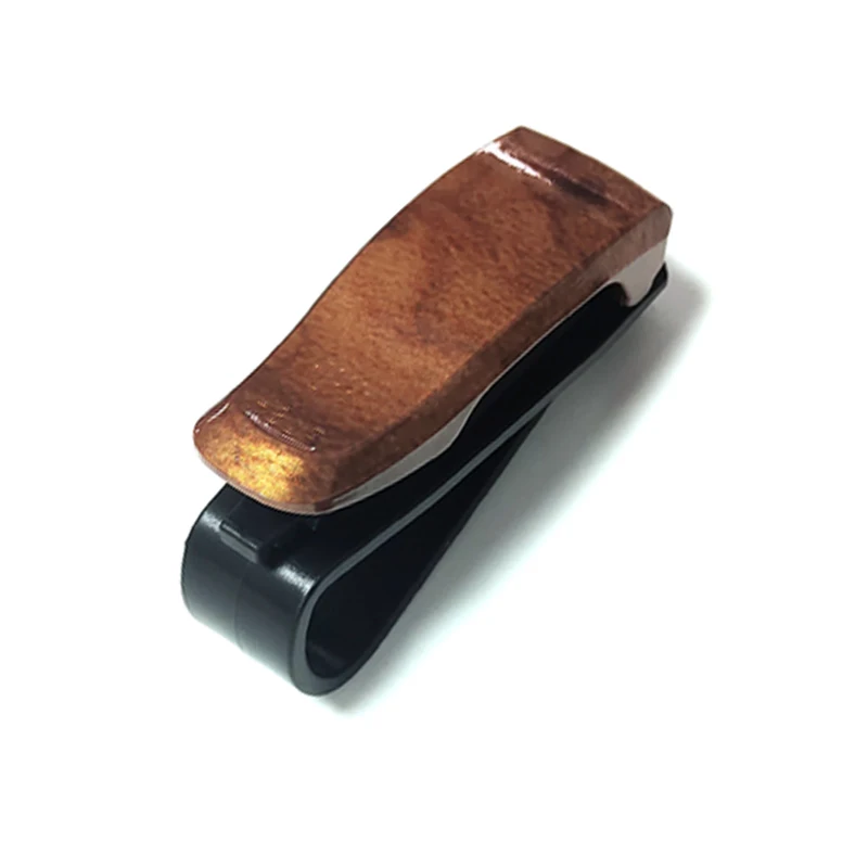 1Pc Wood Grain Glasses Case Atuo Car Accessories ABS Sunglasses  Glasses Holder Auto Fastener Ticket Clip Sunglass Case