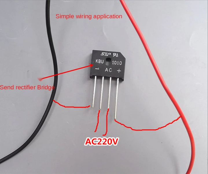 Motor de engranaje rectificador AC220V, en 7 formas, alta potencia, alto Torque, imán permanente