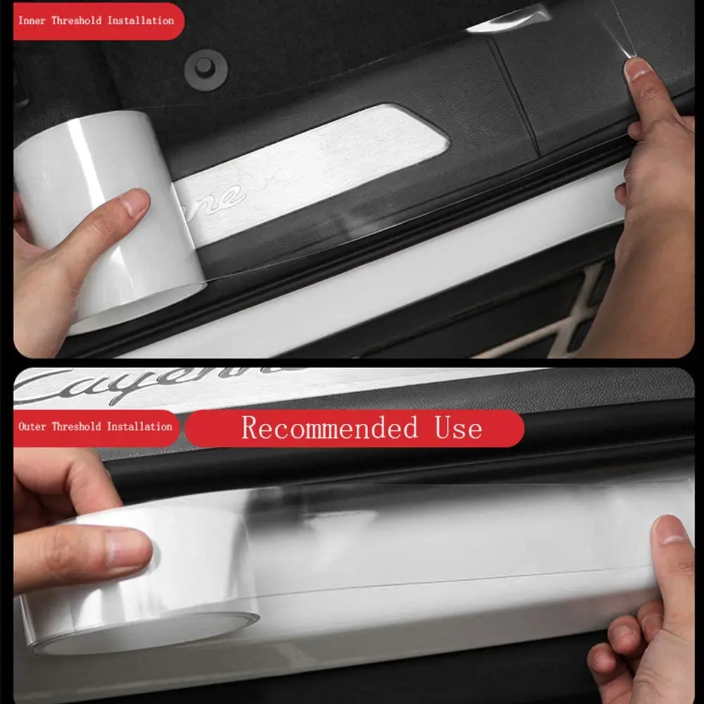 Clear Car Stickers Auto Edge Guard Anti-Kras Stickers Clear Universal Instaplijsten Protector