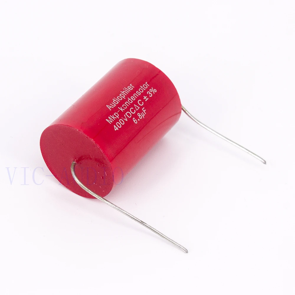 Audiophiler Mkp 6.8Uf 400V DC 3% HIFI Fever Electrodeless Capacitorตัวเก็บประจุAudioข้อต่อความถี่แบ่ง6.8Uf