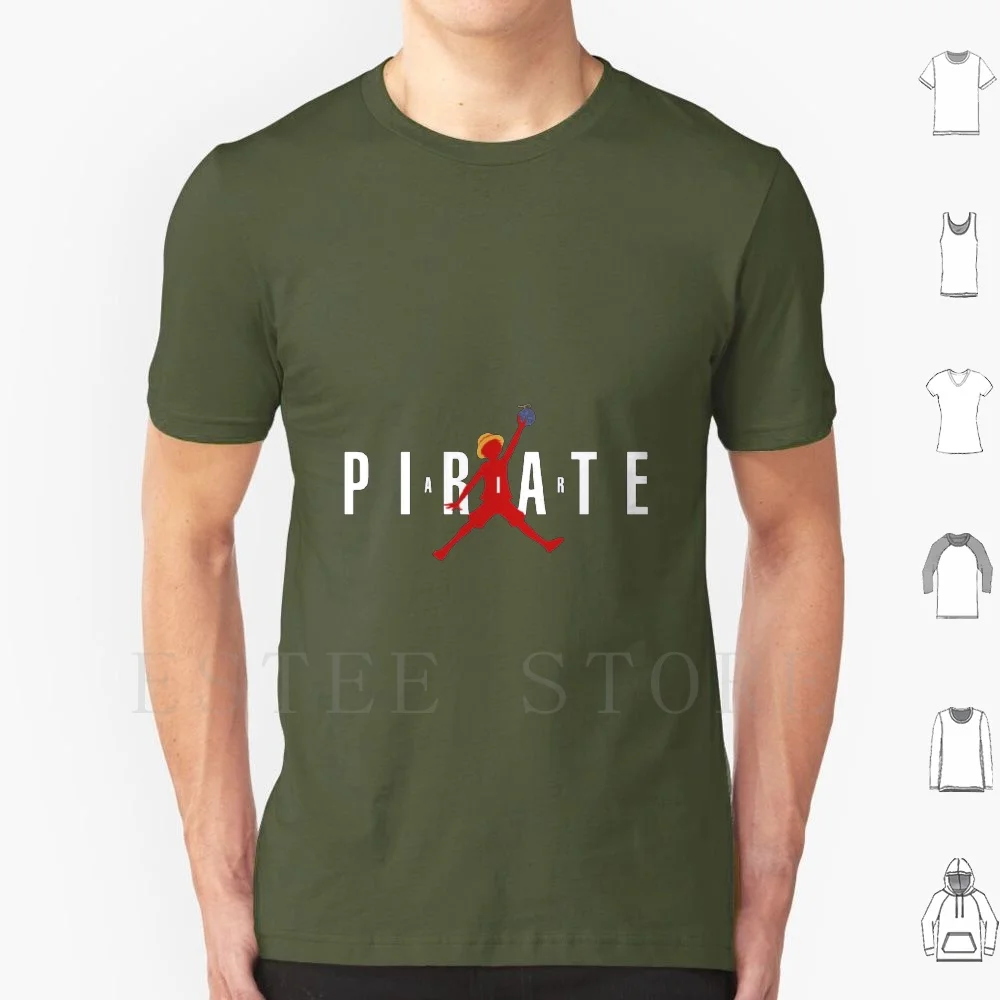 Camiseta de algodón con estampado de pirata de aire para hombre, camisa con estampado de Roronoa, Mugiwara One Treasure, Mugiwara, Brable, color blanco, Ace Death Manga japonesa