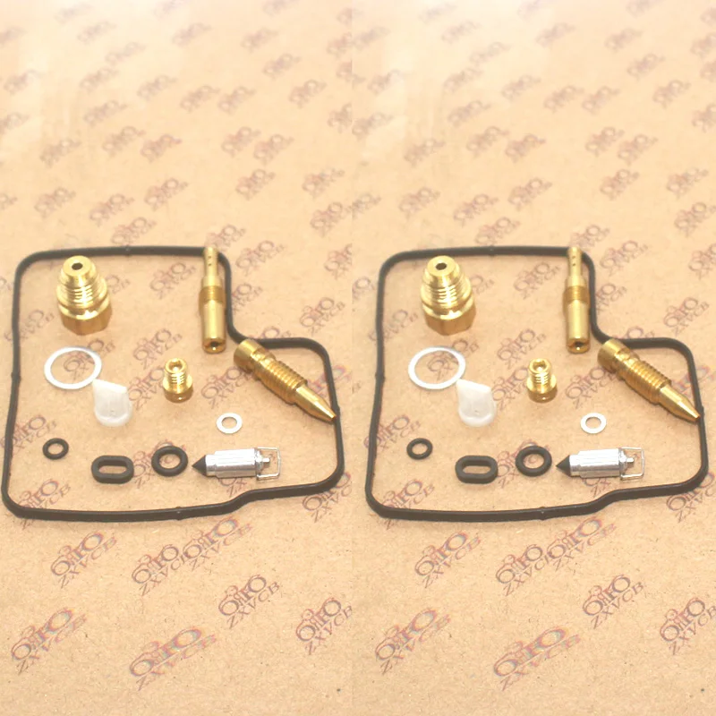 2SET For VT600C Shadow VLX 600 1988-1989 1991-1997 VT600CD 1993-1998 Carburetor Repair Kit Seal Main Slow Jets Air Mixture