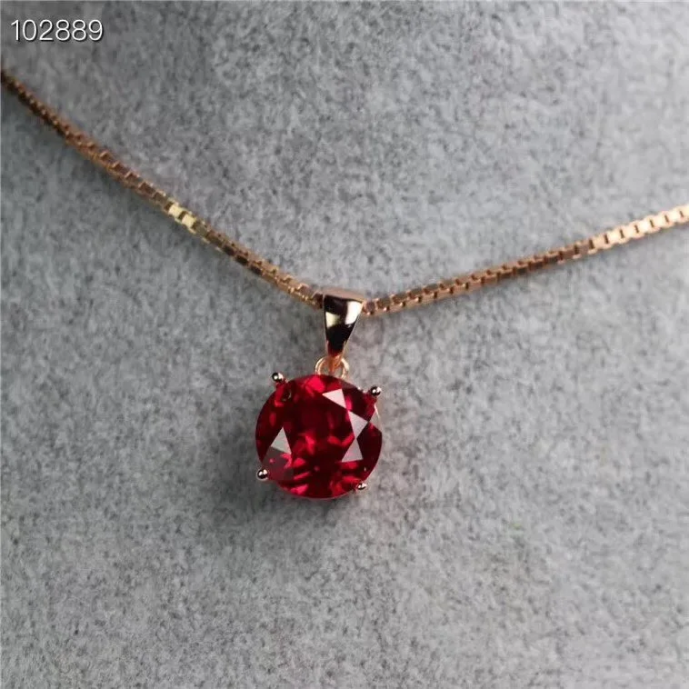 KJJEAXCMY boutique di gioielli in argento sterling 925 intarsiato naturale Granato pietra preziosa femminile pendente della collana supporto di prova popolare