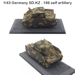 Rare and fine  1/43  Germany SD.KZ . 166 self  artillery  Collection model of alloy products