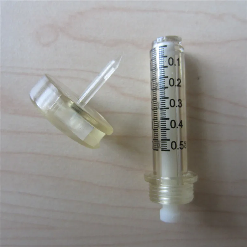 

10PCS 0.5ML seal Disposible ampoul Head (Syringe Tube) Medicine needle for Hyaluron Pen Needless Atomization Nebulizer