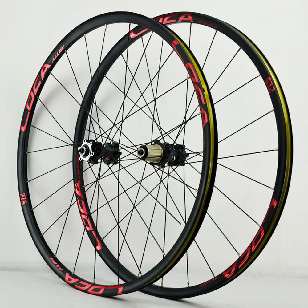 MTB Wheelset, 26, 27.5, 29er, 700C Rims, 24 Holes, Straight Pull Disc Brake, Sealed Bearings QR 9x100 10x135mm