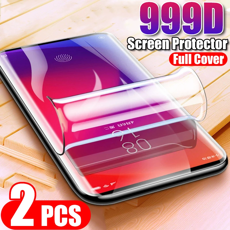 999D Full Cover Hydrogel Film For Xiaomi Redmi Note 5 6 7 8 9S 9 Pro 6 7 8A K20 Screen Protector Redmi K30 Pro Note 8T Not Glass