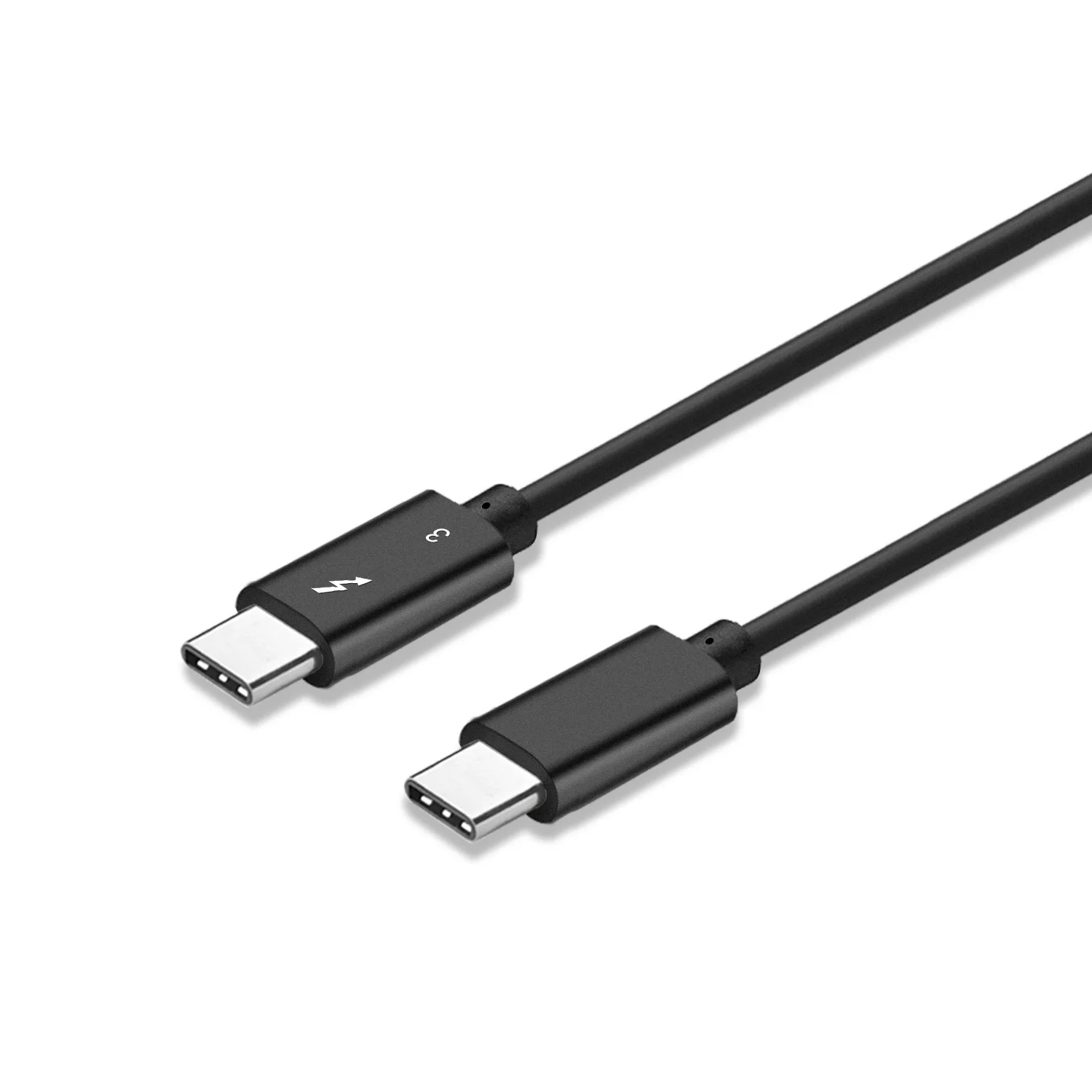 

50cm Thunderbolt 3 Cable 5K Display USB-C USB 3.1 Male to Thunderbolt3 Male 40Gbps Cable Supports 100W 5A Charging for PC Laptop