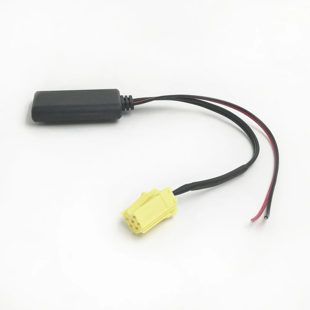 Biurlink Cable auxiliar estéreo para coche MINI ISO 6 pines módulo Bluetooth adaptador de Audio para Fiat Grande Punto para Alfa Romeo