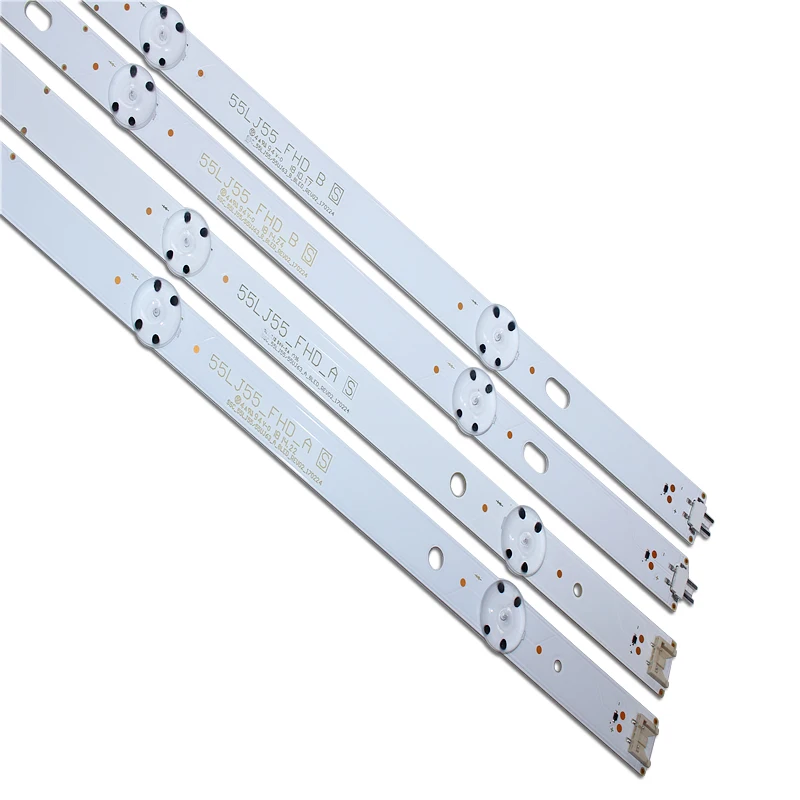 Imagem -03 - Kit 10 Partes de Fundo Led Stip para lg 55uj630v 55uj6300 55uj63_uhd_a 55uj63_uhd_b Novo