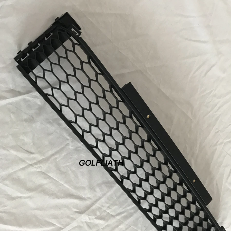 GTI STYLE ABS Front Bumper Honeycomb Grill Lower Side Fog Light Grille For Volkswagen Polo GTI Bumper 2014-2017
