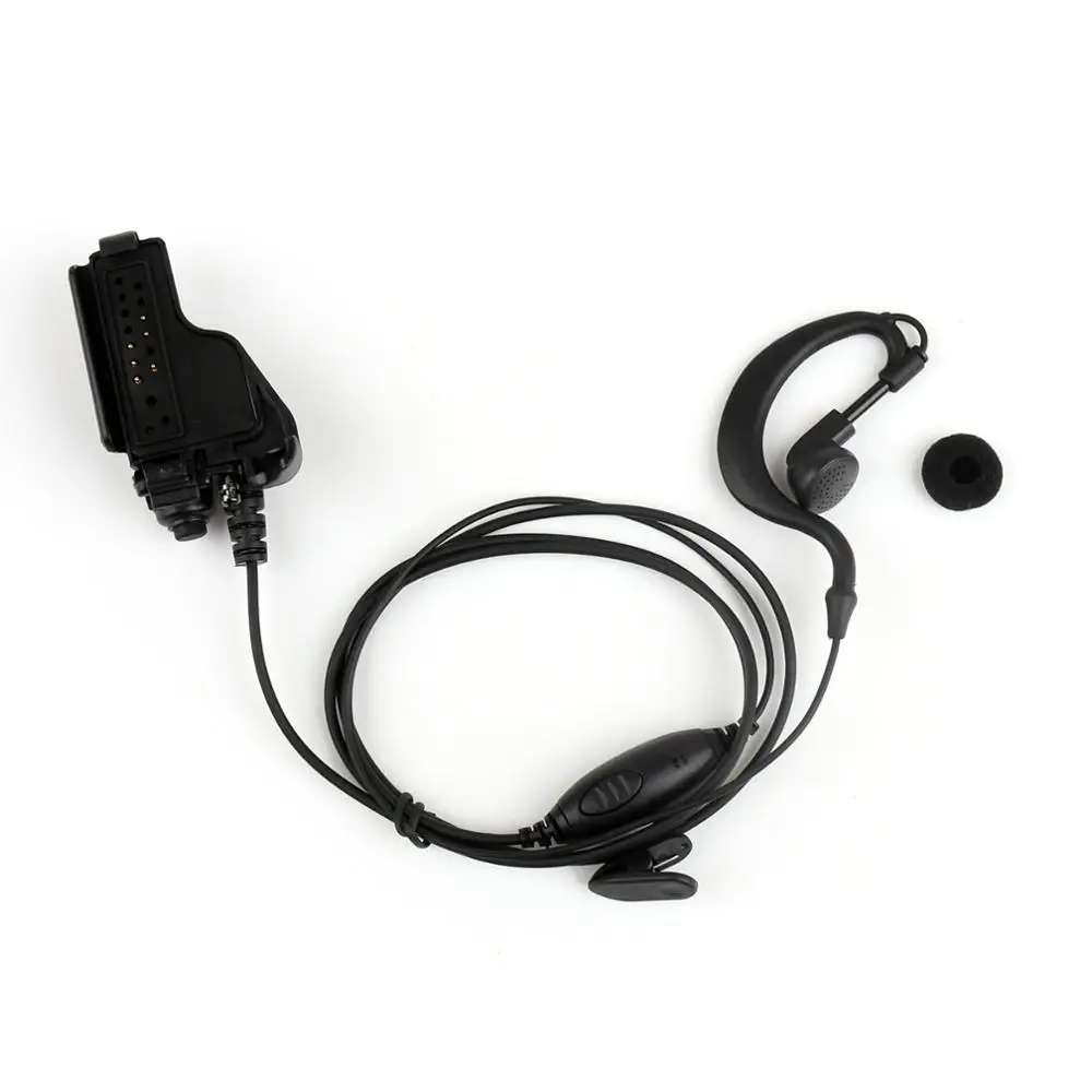 Artudatech-auricular con gancho para la oreja en forma de G, micrófono PTT para Motorola XTS2500 XTS5000 MTX838 GP1200 XTS 2500 5000, accesorios