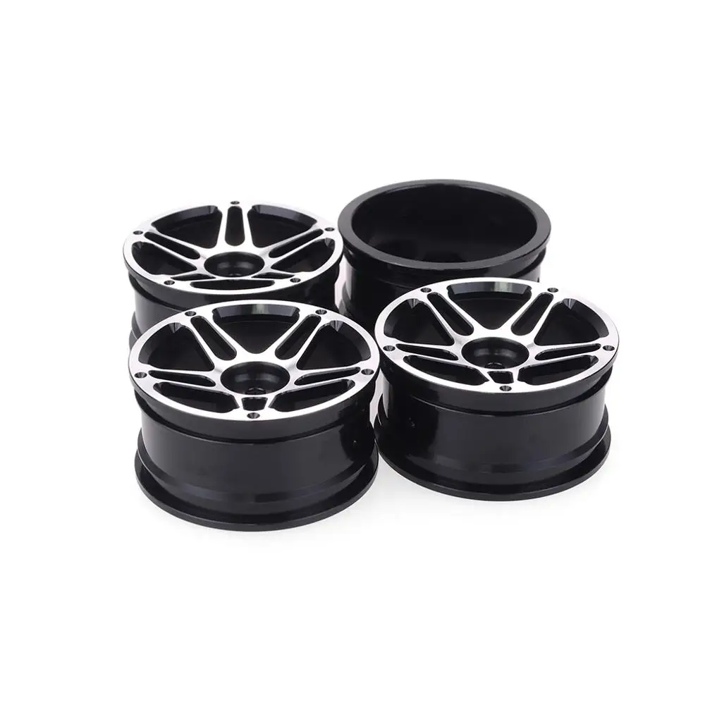 

4PCS Aluminum Wheel Rims Hub For RC 1/10 On-Road Drift HPI HSP TRX-4 TRX4 T4 Tamiya CC01 D90 D110 MST TF2 Kyosho RedCat