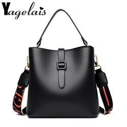 Female Fashion Classic Genuine Leather Crossbody Bag Women Large Capacity Luxury Handbag Ladies High Quality Shopping Bag