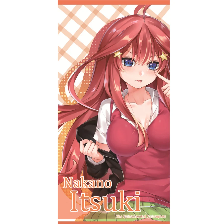 

Anime Bath Towel, The Quintessential Quintuplets, Nakano Miku, Nino Itsuki, 70x140cm