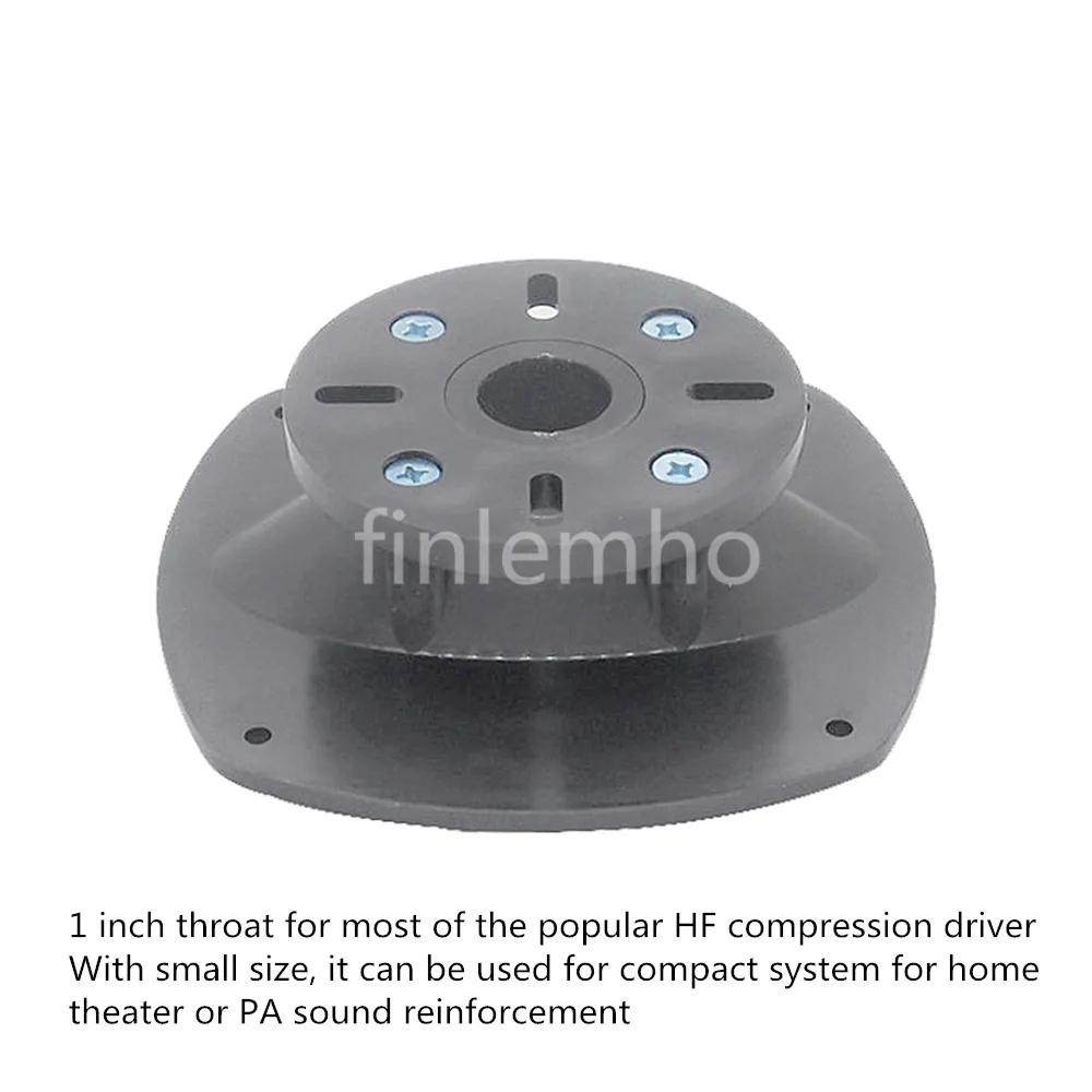 2PC ลำโพงทวีตเตอร์ Horn Treble Waveguide 152*152มม.1 "คอรถ HiFi สำหรับโฮมเธียเตอร์ Professional เสียง Public Address System