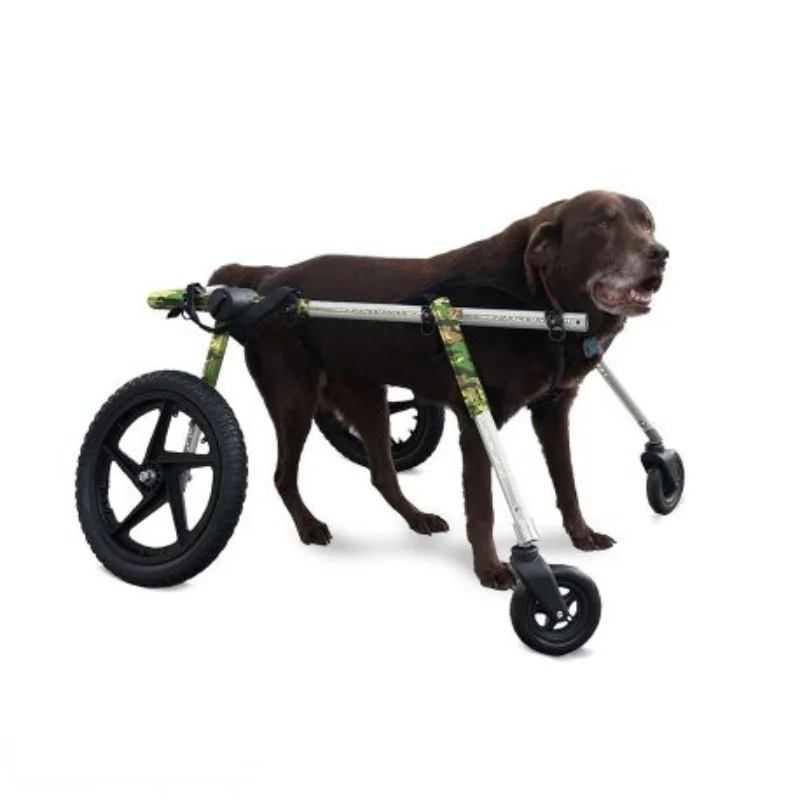 Dog Wheelchair Four-Wheel Paralysis Disability Broken Leg Front and Rear Limbs Scooter Folding High Rehabilitation Assistance