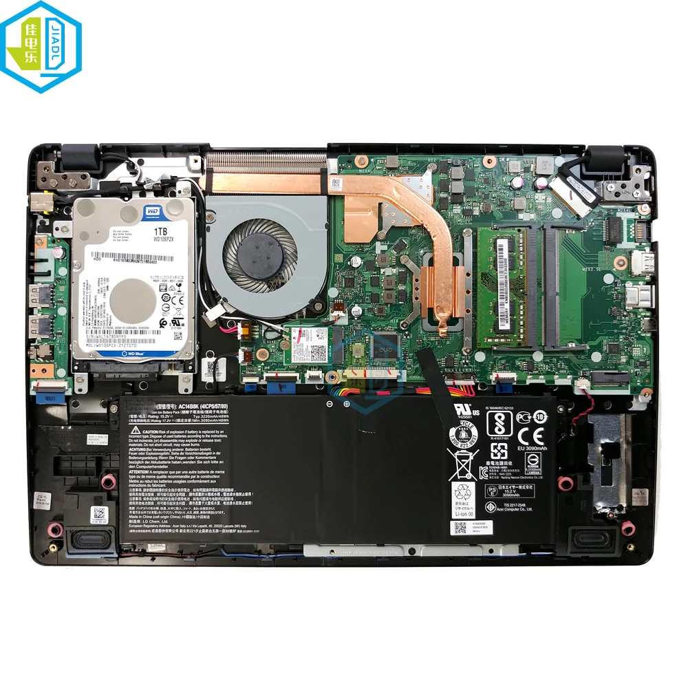 Dizüstü işlemci soğutma fanları pc için Acer Aspire 5 A515-51 A515-51G A515-52 A515-52G A515-54 A515-54G A515-43 A515-44 A515-44G